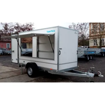 Přívěs k motorovému vozidlu TOMPLAN Přívěs překližkový překl TFD 300.00 1300kg klapka