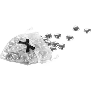 Svatební dekorace Godan Organzový pytlík ženich, bílý, 6ks