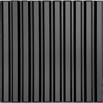 Obklad Obkladové panely 3D PVC SLATS černý D167B