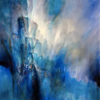 Plakát Plakát, Obraz - Blue light, Annette Schmucker