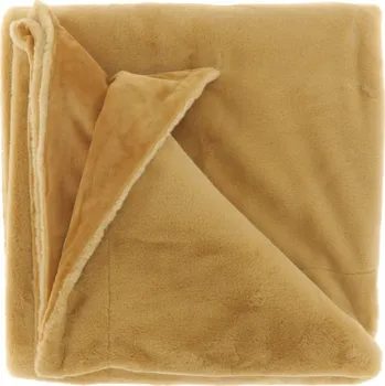 deka Heboučká deka Klaas v karamelové žlutá 150x200