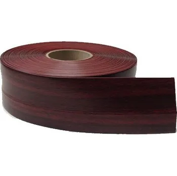 Lepicí páska Podlahová lemovka z PVC samolepící dřevo červeno-hnědé
