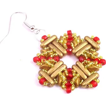 Korálek Náušnice Ortisia č. 1116 - stavebnice