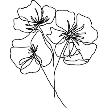 Plakát Plakát, Obraz - Black poppy, Veronika Boulová