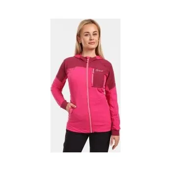 Dámská mikina Kilpi MEMPHIS-W růžová VL0201KI 40; Růžová mikina + DÁREK DLE VÝBĚRU!