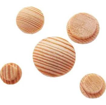 krytka matice TS Dřevěná krytka borovice 15 mm