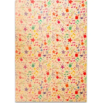 Balící papír Balicí papír Happy birthday - Hudba 10ks