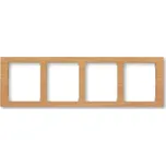 ABB TIME ARBO Rámeček čtyřnásobný vodorovný, olše
