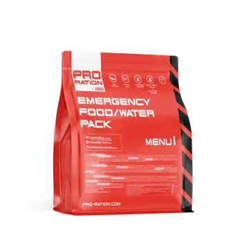 Nouzová dávka potravin Emergency Pack, Pro Ration by Adventure Menu, Menu Vege