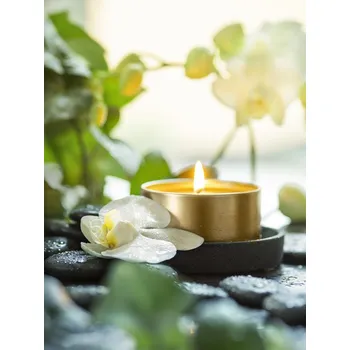 Plakát Plakát, Obraz - Zen Orchid and Candle, 1x
