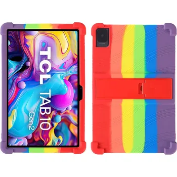 Pouzdro na tablet Silikonový Obal Na Tcl Tab 10 Gen2 Barva: Duhová