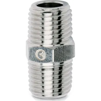 Fitinka Camozzi Nipl R3/8" - R3/8" poniklovaná mosaz