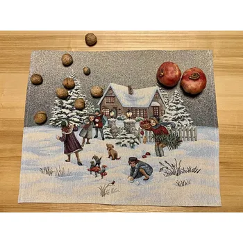 prostírání BYTEMA Prostírání ZIMNÍ RADOVÁNKY ubrus 40 x 50 cm