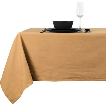 ubrus Elegantní ubrus Trix karamelový střední hnědá 150x210