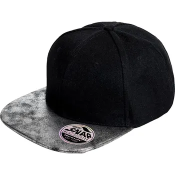 Kšiltovka Result Bronx Glitte Snapback čepice s plochým kšiltem Velikost: uni, Barva: stříbrná