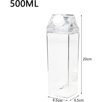 Plastová láhev 1l se sítkem na čaj | cestovní průhledná láhev - 500-1000 ml,500 ml