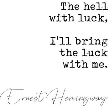 Plakát Plakát, Obraz - Quote Hemingway, Finlay & Noa