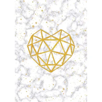 Plakát Plakát, Obraz - Marble Heart, Martina Pavlova