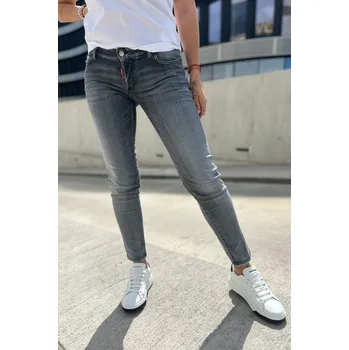 Dámské džíny Dámské džíny DSQUARED2 JENNIFER S75LB0871 šedé Velikost: 42
