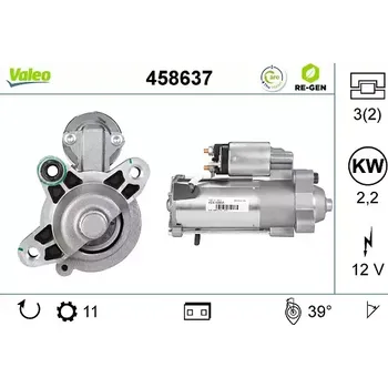 Startér VALEO Startér VA 458637 + DOPRAVA ZDARMA!