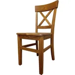 Jídelní židle RUFINA II, masiv borovice/moření: dub + vyzvednutí ZDARMA