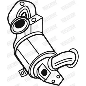 Katalyzátor WALKER Přední katalyzátor WA 20886 + DOPRAVA ZDARMA!