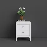 Noční stolek Real bílá