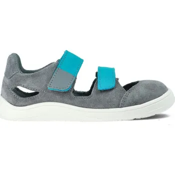Dívčí obuv BABY BARE SANDÁLKY FEBO JOY Grey Tyrkys | Dětské barefoot sandály - 25
