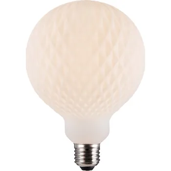 Žárovka Nordlux Nodlux LED žárovka Harlekin 3,9W E27 3000K (opálové sklo) Dekorativní žárovky sklo, hliník IP20 2480102701