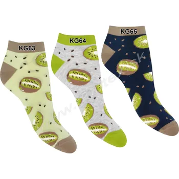 Dámské ponožky STEVEN Kotníkové ponožky Steven-114-63 Barva: KG63-sv.zelená, Velikost: 35-37(23-24)