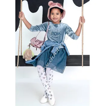 Dámské punčochy KNITTEX Punčochové kalhoty Mariposa40 Barva: bianco, Velikost: 128-134