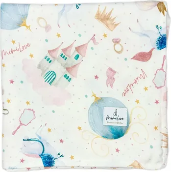 přikrývka Mimilove Bambusová přikrývka 100x100 cm Princezna White