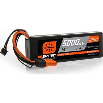 RC náhradní díl Spektrum Smart LiPo 7.4V 5000mAh 100C HC IC3 - expresní doprava