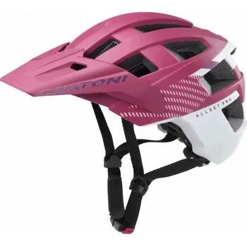 Cyklistická přilba Přilba Cratoni AllSet Pro Jr. pink-white matt 2024, UNI (52-57 cm)