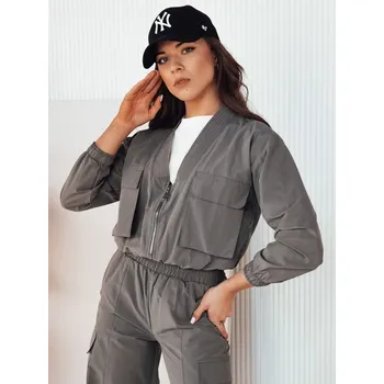 Dámská tepláková souprava DSTREET ROTVE SVĚTLE ŠEDÁ S