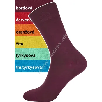 Pánské ponožky WOLA Pánské ponožky w94.n03-vz.900 Barva: červená, Velikost: 39-41(26-27)