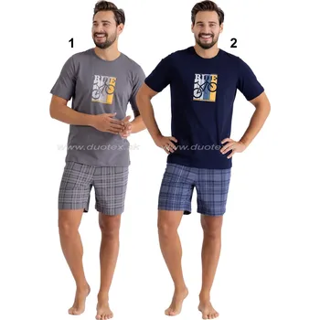 Pánské pyžamo Hotberg(M-Max) Pánské pyžamo Roy1461 Barva: 1-sivá, Velikost: M