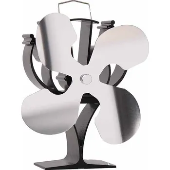 Krbový ventilátor Turbo Fan 654N - Krbový ventilátor Strom 4 čepeľový Nikel