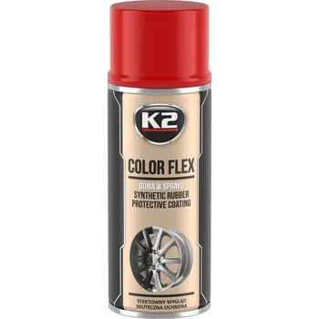 Autokosmetika COLOR FLEX ČERVENÁ 400 ML K2 (L343CE)