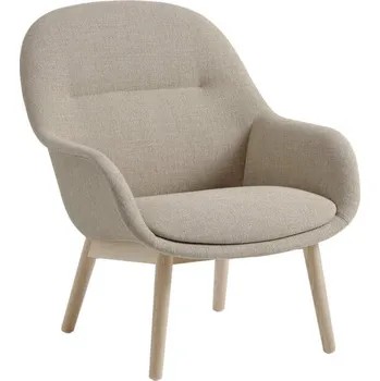 Křeslo Muuto Křeslo Fiber Lounge Armchair Wood, Ecriture 240/oak