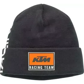 Čepice Pletená čepice - kulich KTM TEAM WINTER černá/oranžová (exkluzivně pro KTM od Alpinestars)