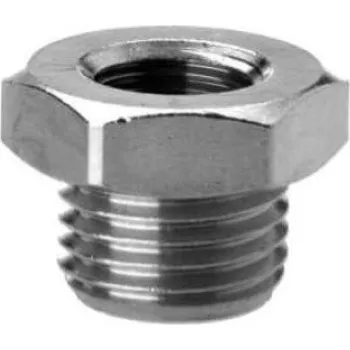 Fitinka Camozzi Redukce G1/2" vnější - G3/8" vnitřní, niklovaná mosaz