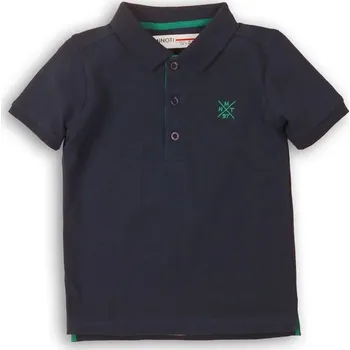 Minoti Tričko chlapecké Polo s krátkým rukávem, Minoti, tmavě modrá Vel. 74/80