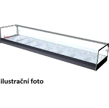 Stolní vyhřívaná vitrína • CUB 6 HOT černá