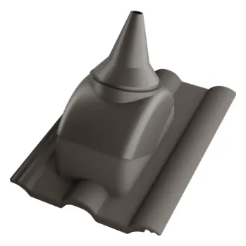 Betonpres Taška prostupová s adaptérem pro anténní stožár Natura OPTIMAL břidlicově černá