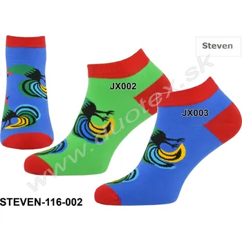 Dámské ponožky STEVEN Kotníkové ponožky Steven-116P-002 Barva: JX003-modrá, Velikost: 39-42(26-28)