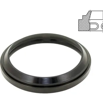 DICHTOMATIK Stírací kroužek AE41 130x142x5,5/10 NBR90 DIN