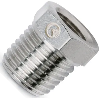 Fitinka Camozzi Redukce R3/8" vnější - G1/4" vnitřní, niklovaná mosaz