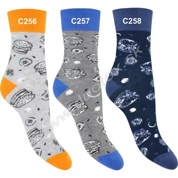 Pánské ponožky STEVEN Bavlněné ponožky Steven-022-256 Barva: C258-tm.modrá, Velikost: 35-37(23-24)