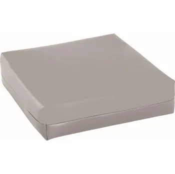 Podsedák AUREDNIK Molitanový podsedák 28x28x5 cm koženka šedá světlá - PUR pěna